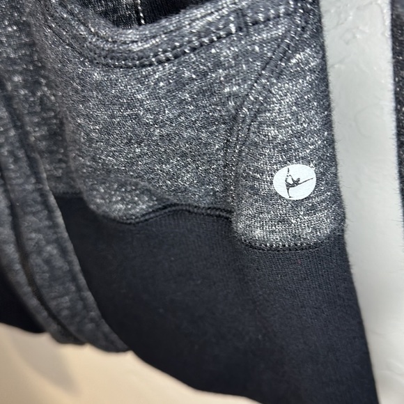 90 Degrees black & charcoal scuba hoodie jacket S - Picture 7 of 11